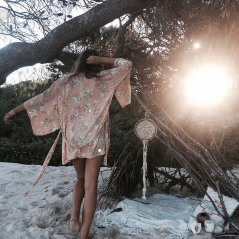 Spell Sundancer Kimono Peach